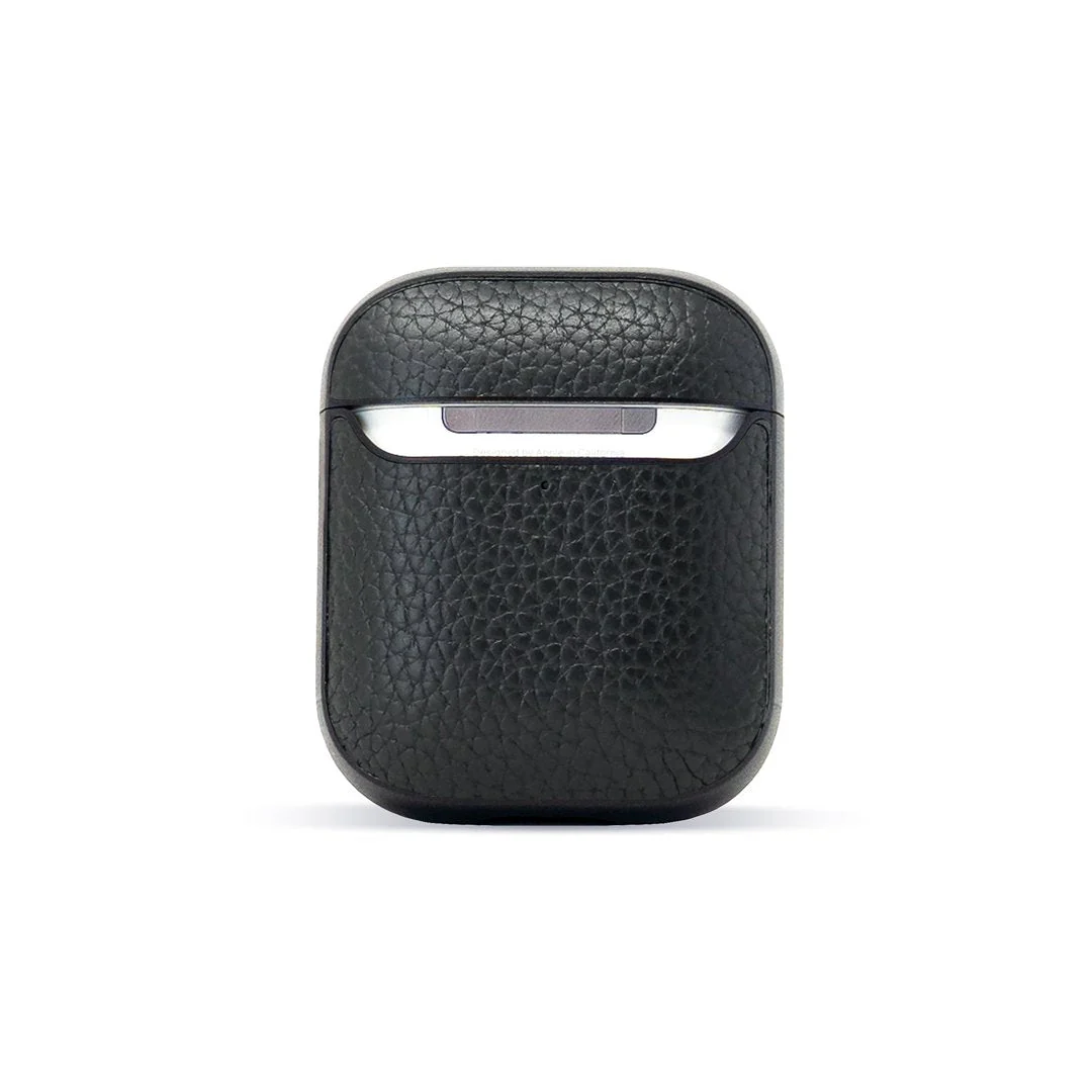 Black Leather AirPods Gen 1 & 2 Case - Image 3
