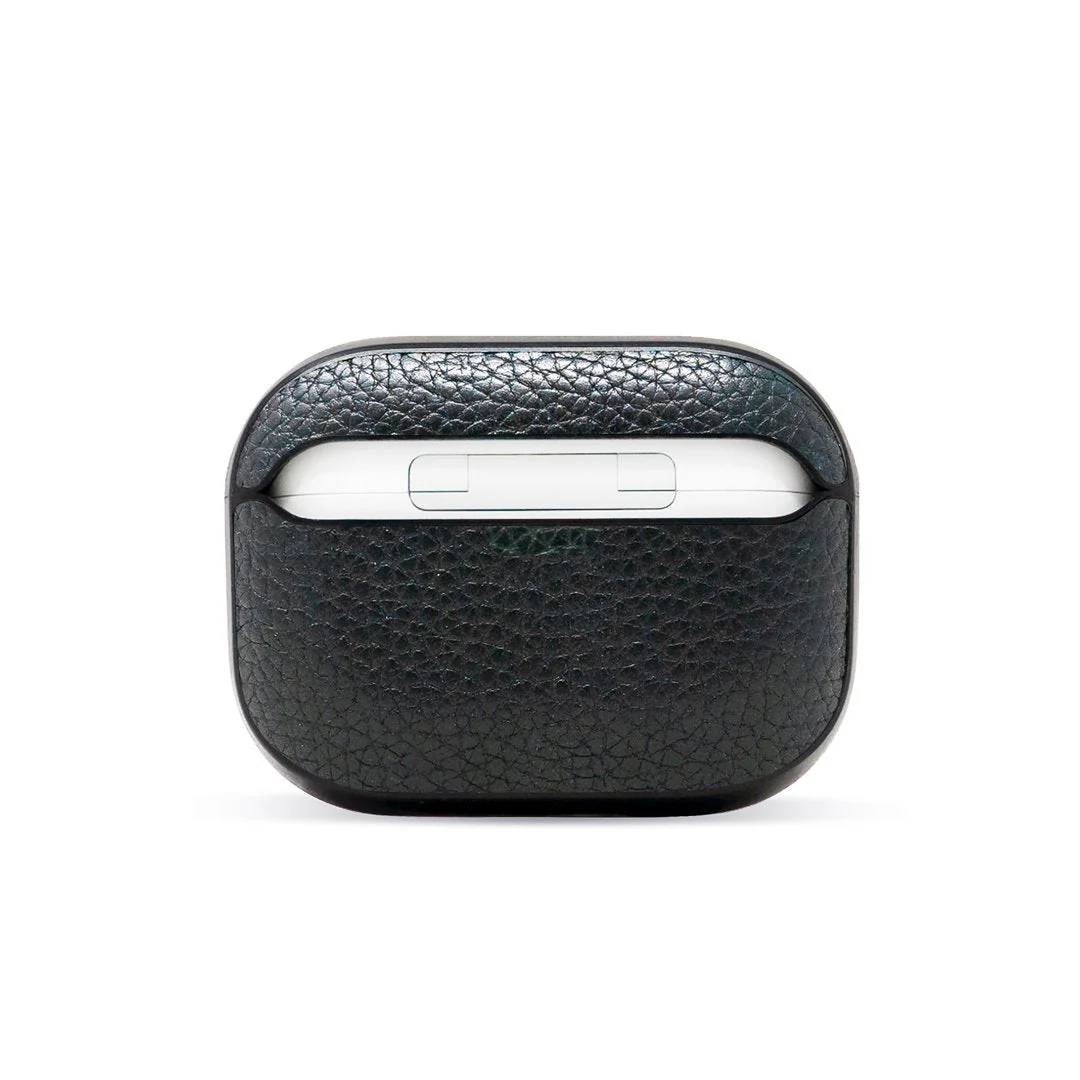Black Leather AirPods Pro Case - Image 9