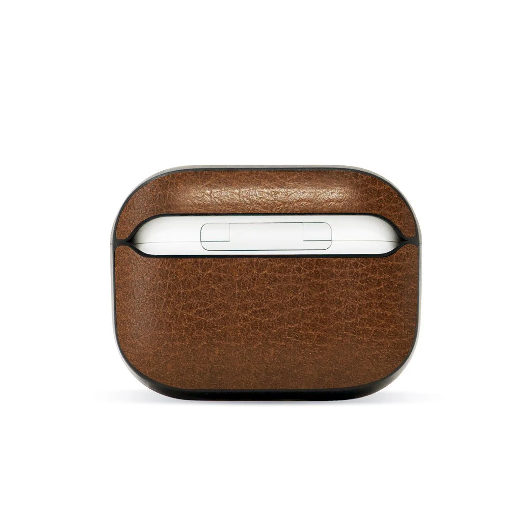 Brown Leather AirPods Pro Case - Image 5