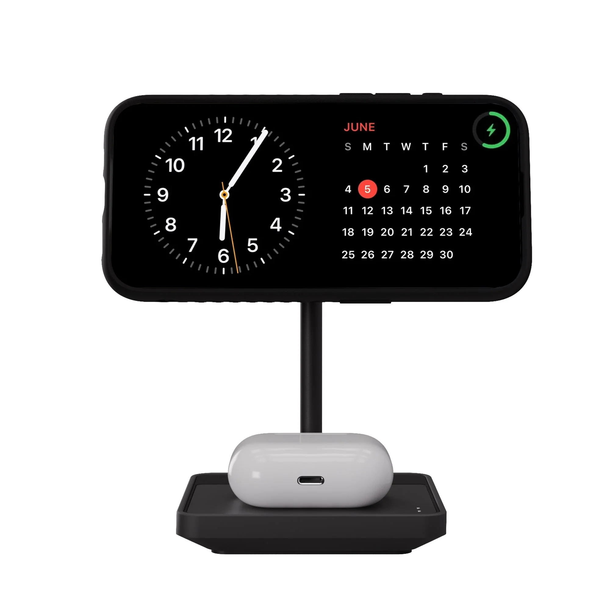 Wireless Charging Stand - Matte Black - Image 4