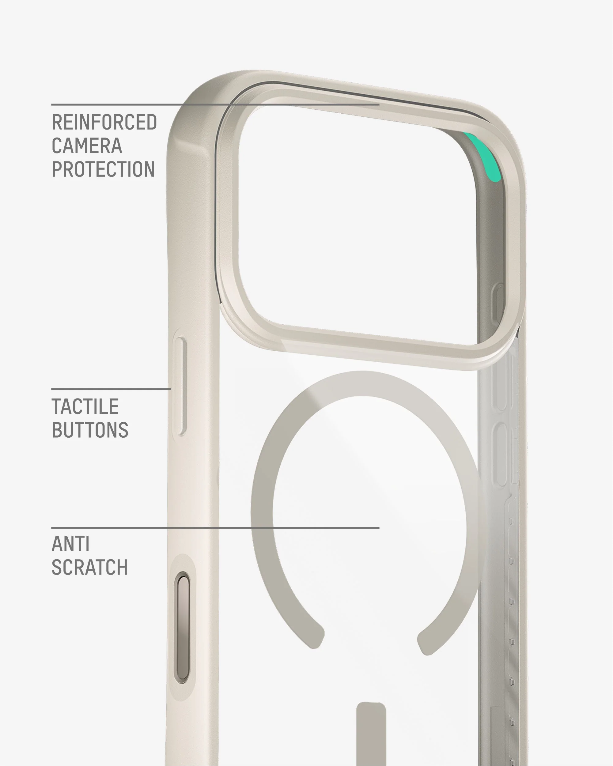 Protective Clear Phone Case Stone - Clarity MagSafe - Image 19