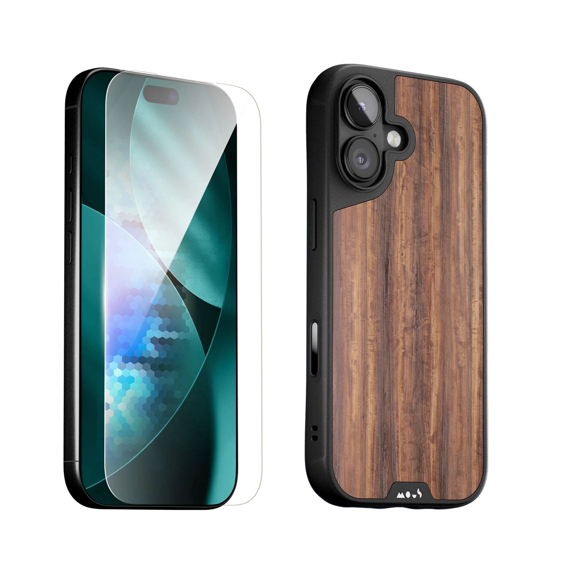Walnut Protective Case and Screen Protector - Apple Essentials Kit - Image 11