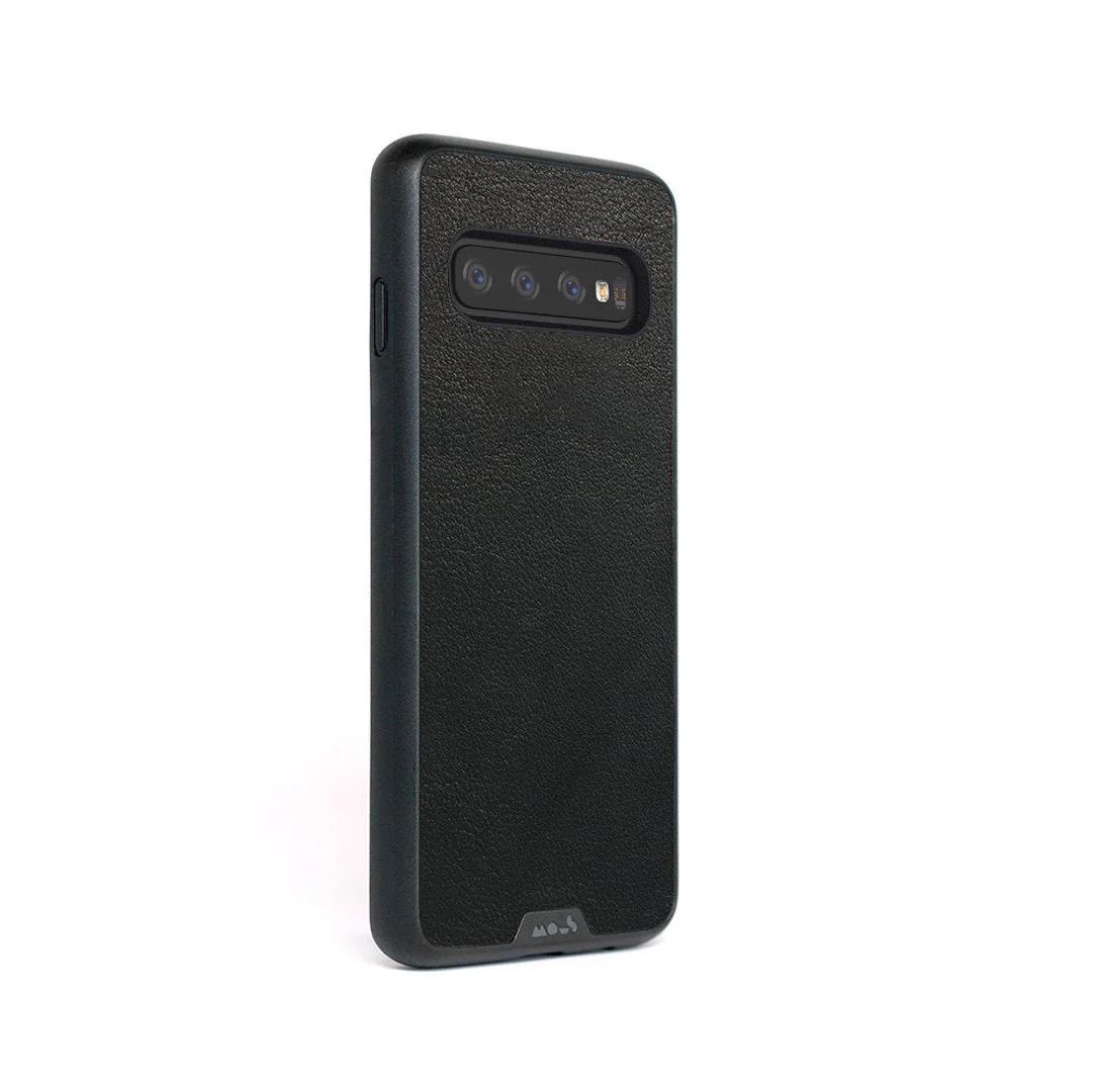 Black Leather Protective Phone Case - Limitless - Image 108