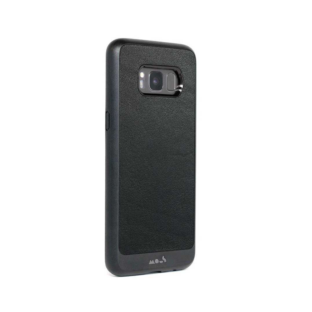 Black Leather Protective Phone Case - Limitless - Image 111