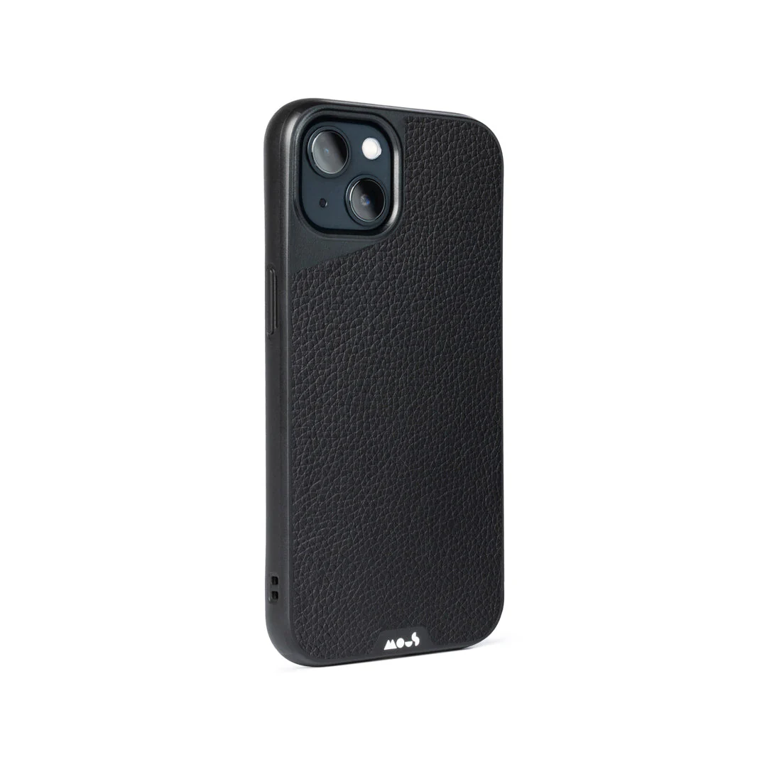 Black Leather Protective Phone Case - Limitless - Image 16