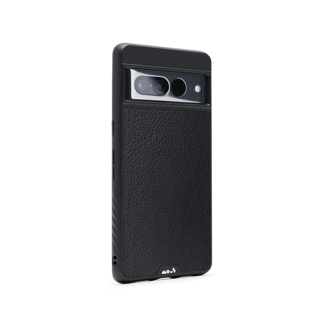 Black Leather Protective Phone Case - Limitless - Image 39