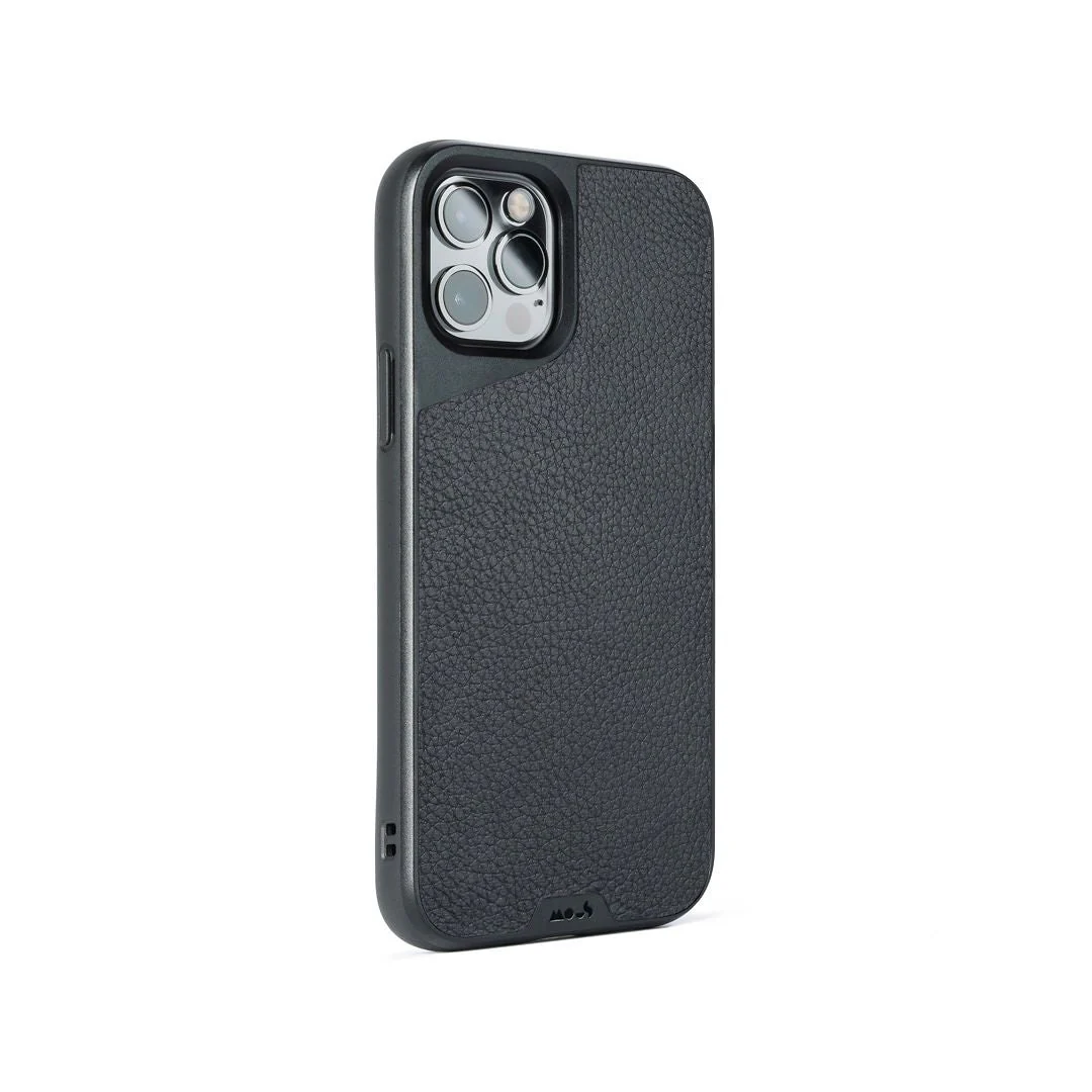 Black Leather Protective Phone Case - Limitless - Image 89