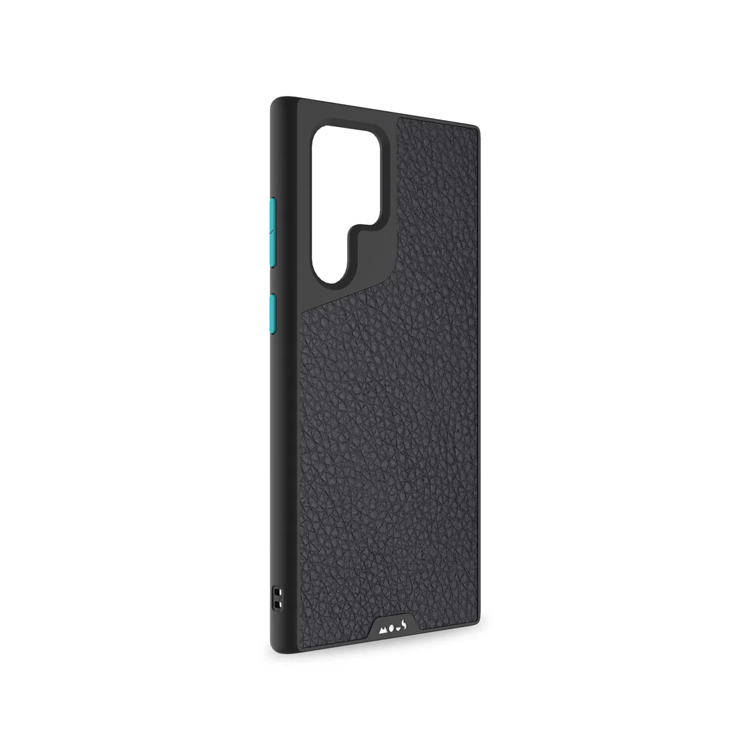 Black Leather Protective Phone Case - Limitless - Image 94