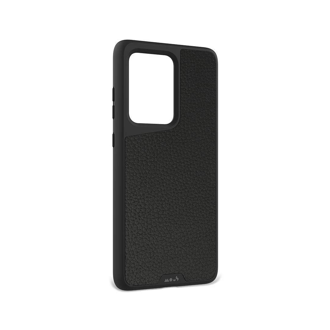 Black Leather Protective Phone Case - Limitless - Image 99