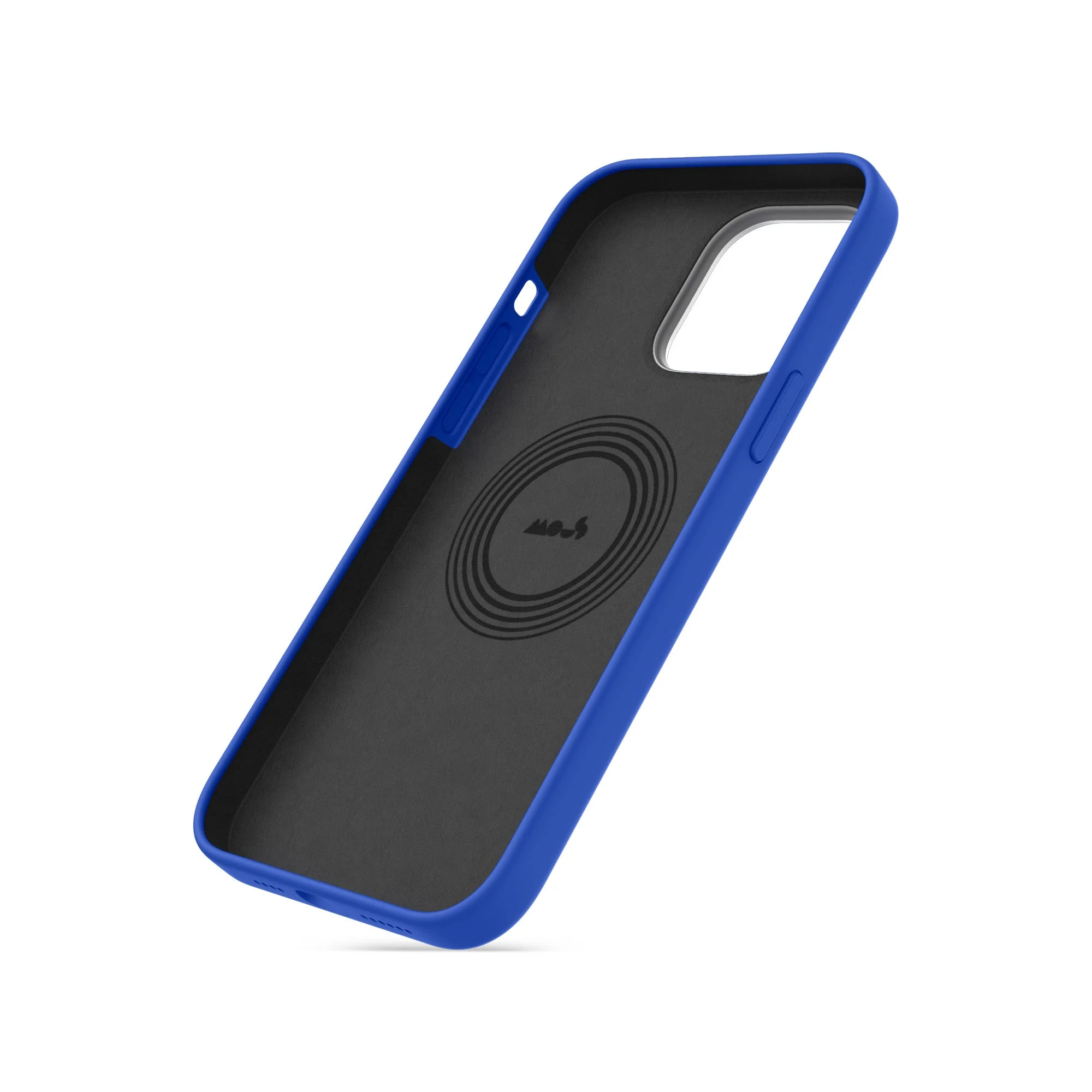 MagSafe® Compatible Cobalt Silicone Phone Case - Minimalist - Image 4