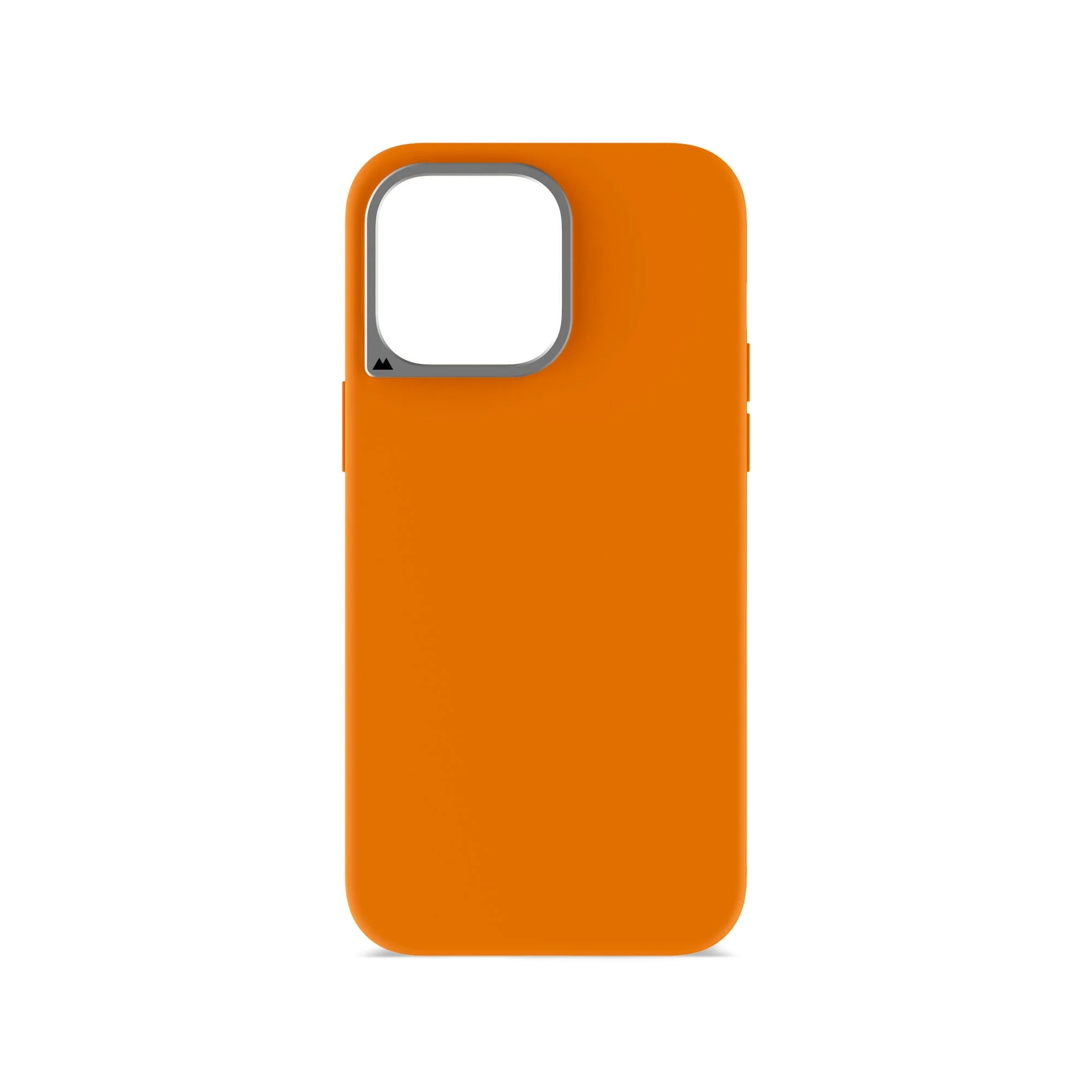 MagSafe® Compatible Tangerine Silicone Phone Case - Minimalist - Image 3