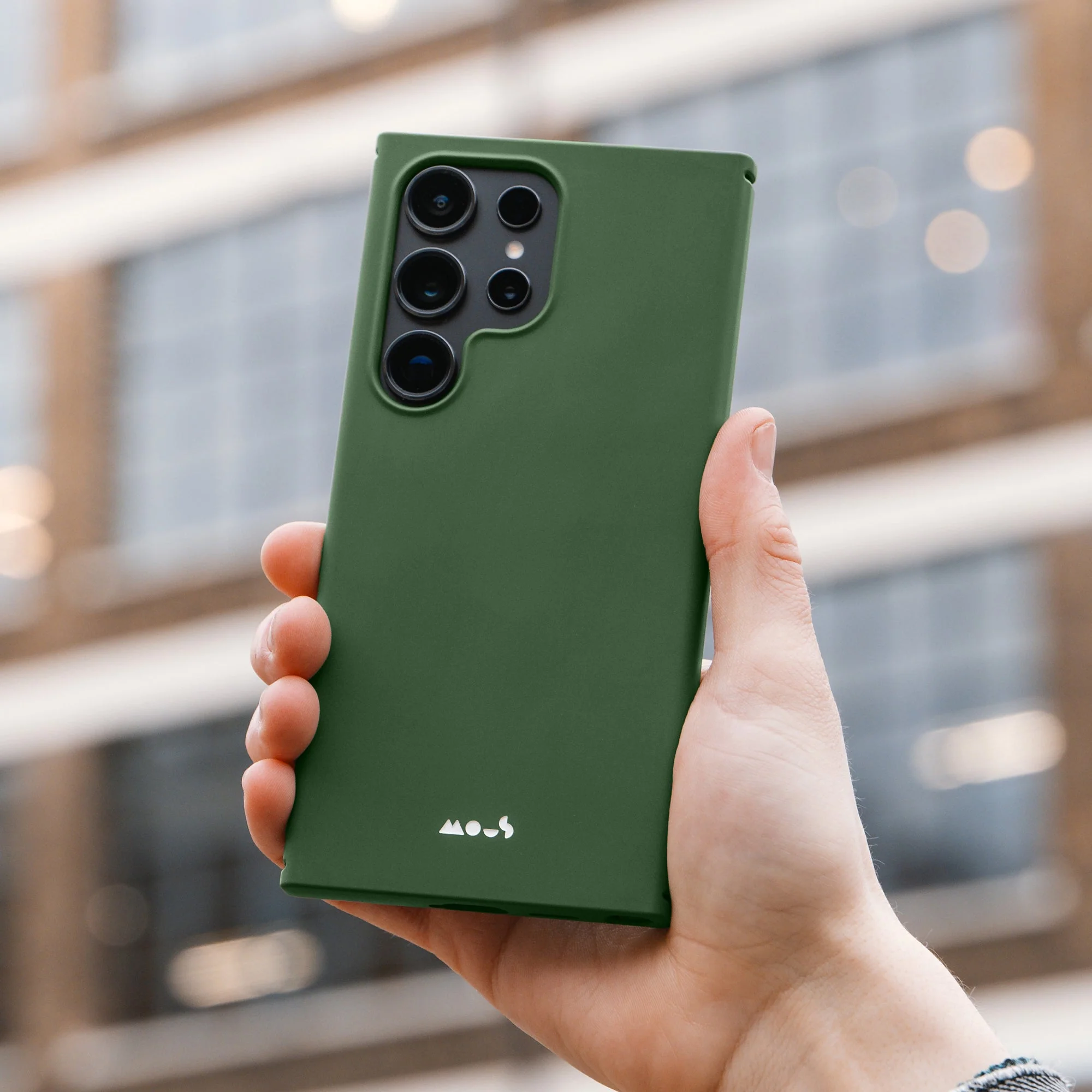 Forest Green Lightweight Phone Case - Super Thin - Image 3