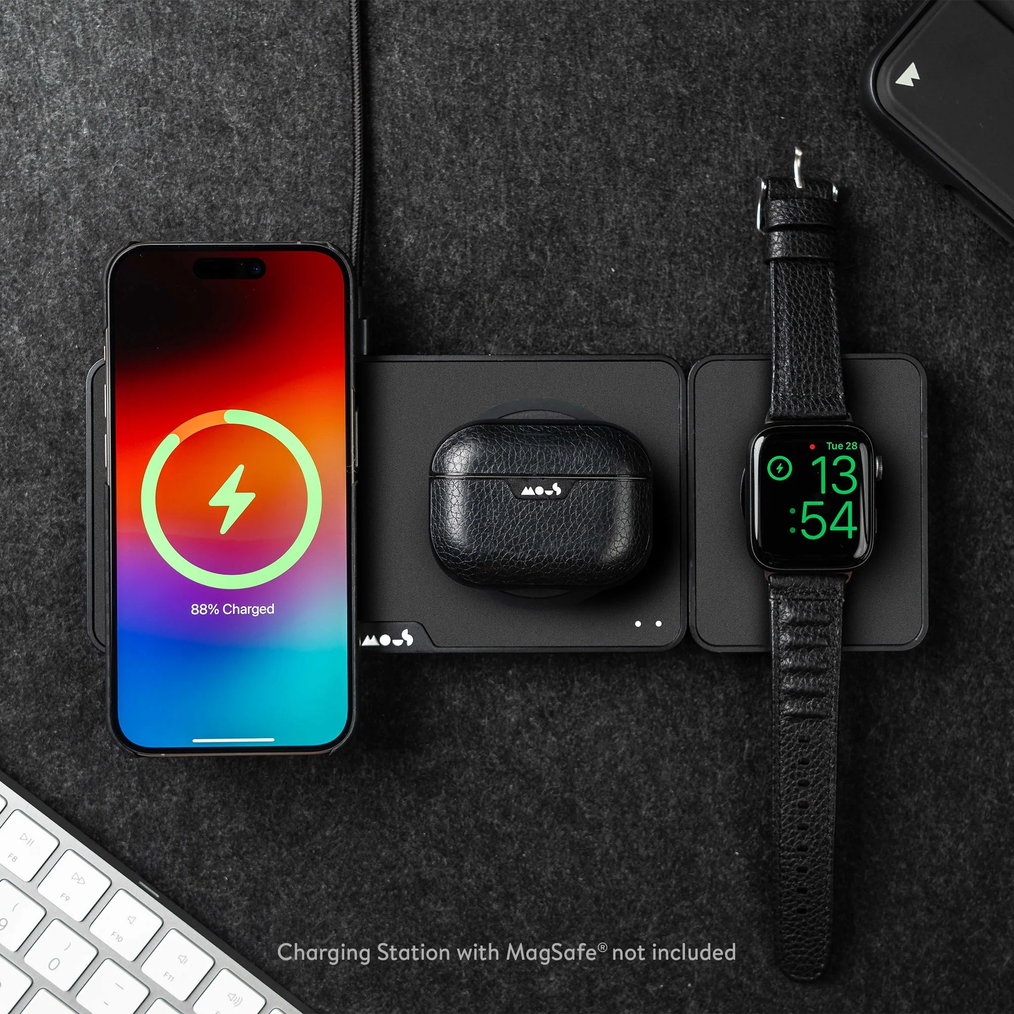 Matte Black Wireless Apple Watch® Charger - Image 16