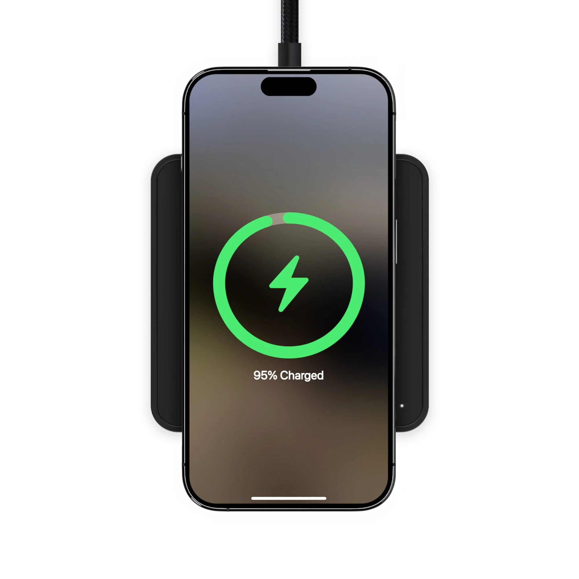 Matte Black Wireless Charging Pad - Image 4