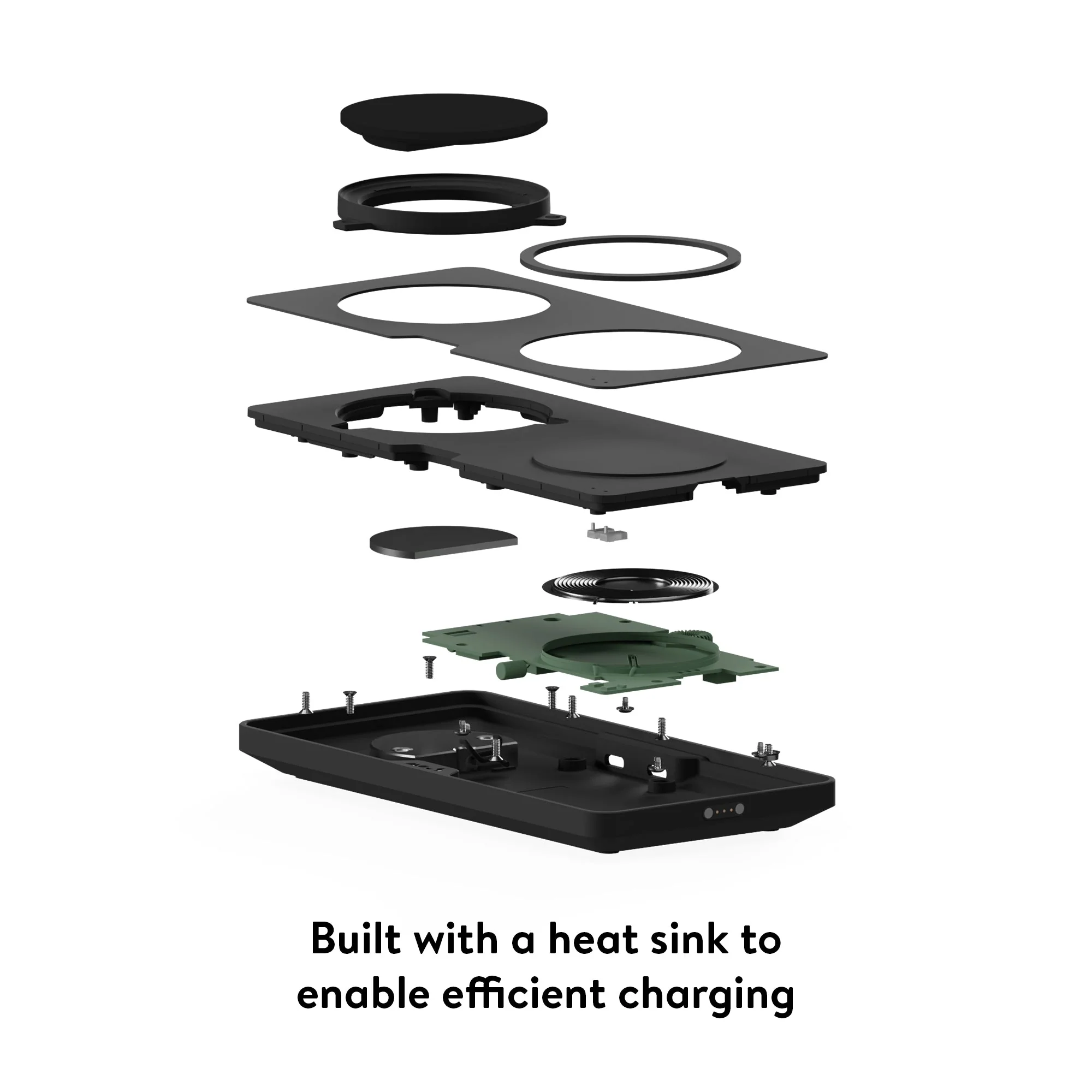 Matte Black Wireless Charging Station - Image 7